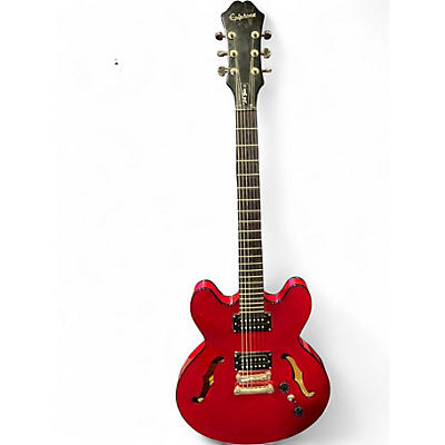 Used Epiphone Dot Studio Red Stain Hollow Body Electric Guitar