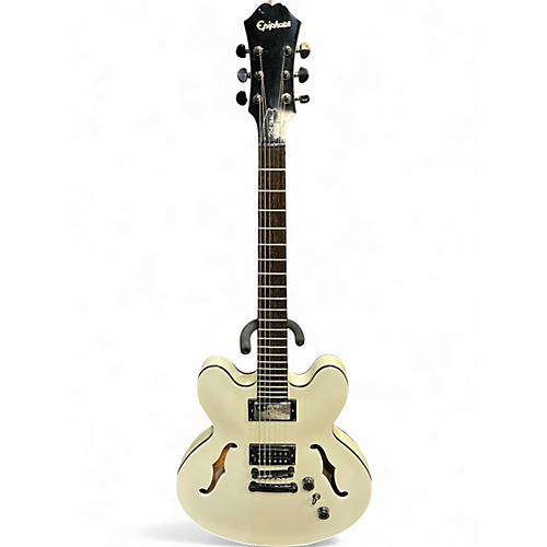 Used Epiphone Dot Studio WHITE Hollow Body Electric Guitar WHITE