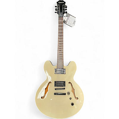 Used Epiphone Dot Studio WHITE Hollow Body Electric Guitar