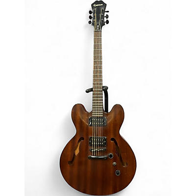 Used Epiphone Dot Studio Worn Brown Hollow Body Electric Guitar