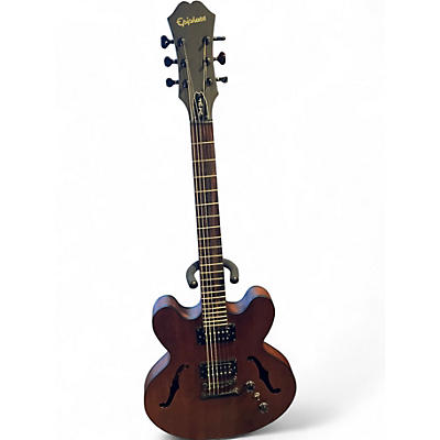 Used Epiphone Dot Studio Worn Brown Hollow Body Electric Guitar