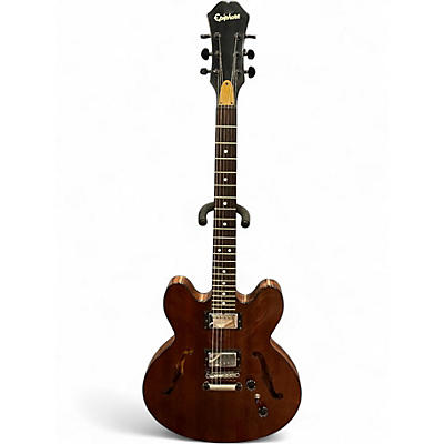 Used Epiphone Dot Studio Worn Brown Hollow Body Electric Guitar