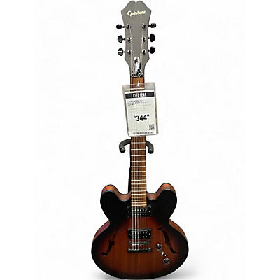 Used Epiphone Dot Studio Worn Brown Hollow Body Electric Guitar