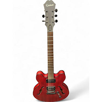 Used Epiphone Dot Studio Worn Cherry Hollow Body Electric Guitar