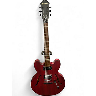 Used Epiphone Dot Studio Worn Cherry Hollow Body Electric Guitar