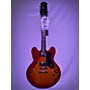 Used Epiphone Used Epiphone Dot Sunburst Hollow Body Electric Guitar Sunburst