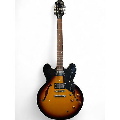 Used Epiphone Dot Sunburst Hollow Body Electric Guitar Sunburst