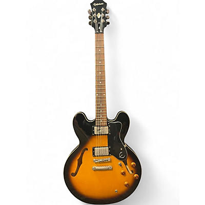 Used Epiphone Dot Sunburst Hollow Body Electric Guitar