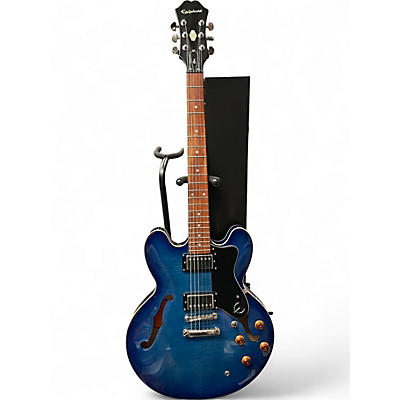 Used Epiphone Dot Trans Blue Hollow Body Electric Guitar