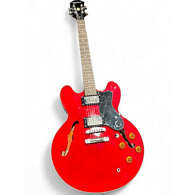 Used Epiphone Dot Trans Red Hollow Body Electric Guitar