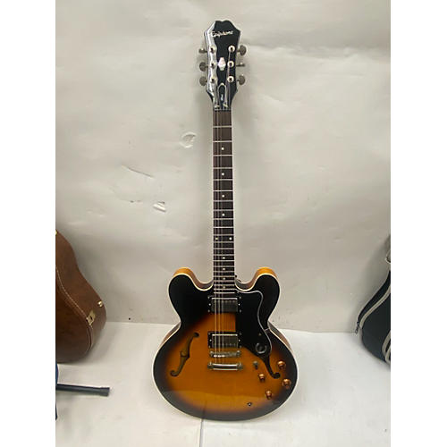 Epiphone Used Epiphone Dot Vintage Sunburst Hollow Body Electric Guitar Vintage Sunburst