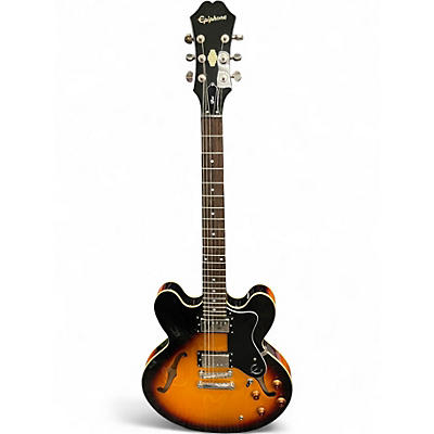 Used Epiphone Dot Vintage Sunburst Hollow Body Electric Guitar