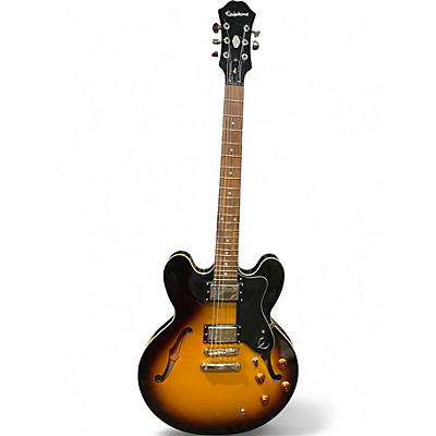 Used Epiphone Dot Vintage Sunburst Hollow Body Electric Guitar