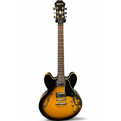 Used Epiphone Dot Vintage Sunburst Hollow Body Electric Guitar