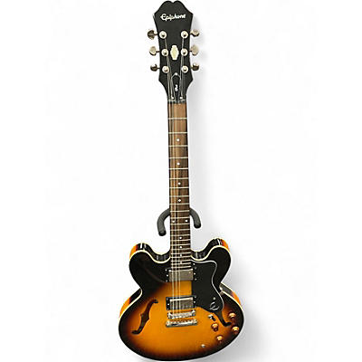 Used Epiphone Dot Vintage Sunburst Hollow Body Electric Guitar