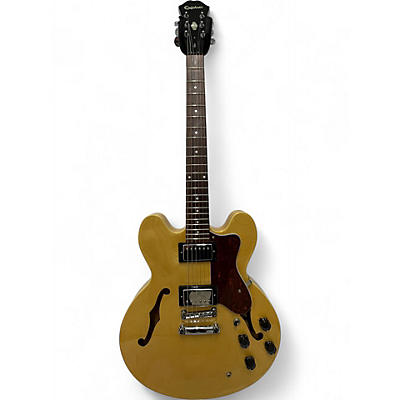 Used Epiphone Dot Yellow Hollow Body Electric Guitar