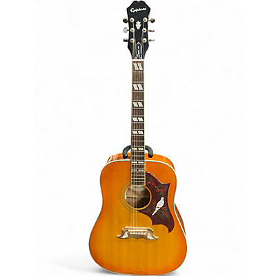Used Epiphone Dove Pro VIOLIN BURST Acoustic Electric Guitar
