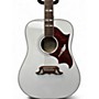 Used Epiphone Dove Pro WHITE Acoustic Electric Guitar WHITE
