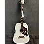 Used Epiphone Used Epiphone Dove Pro White Acoustic Electric Guitar White