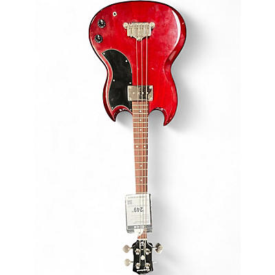Used Epiphone E1 Cherry Electric Bass Guitar