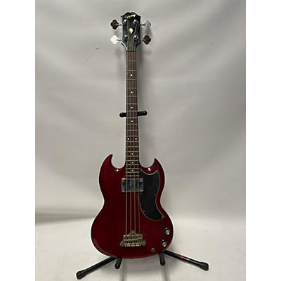 Epiphone Used Epiphone E1 Red Electric Bass Guitar