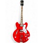 Used Epiphone E360TD Red Hollow Body Electric Guitar Red