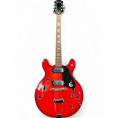Used Epiphone EA250 Red Hollow Body Electric Guitar