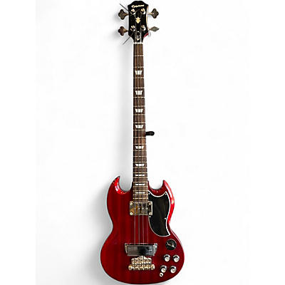 Used Epiphone EB-3 Cherry Electric Bass Guitar