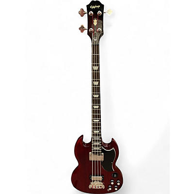 Epiphone Used Epiphone EB-3 Red Electric Bass Guitar