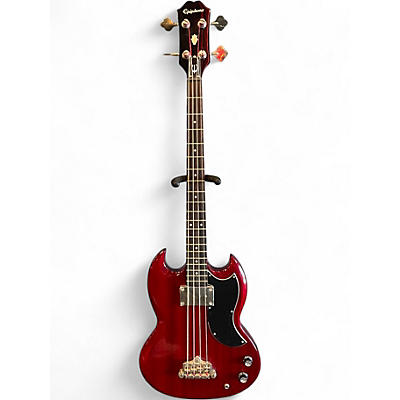 Used Epiphone EB0 CHERRY RED Electric Bass Guitar