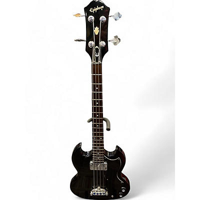 Epiphone Used Epiphone EB0 Ebony Electric Bass Guitar