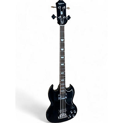 Used Epiphone EB3 Black Onyx Electric Bass Guitar