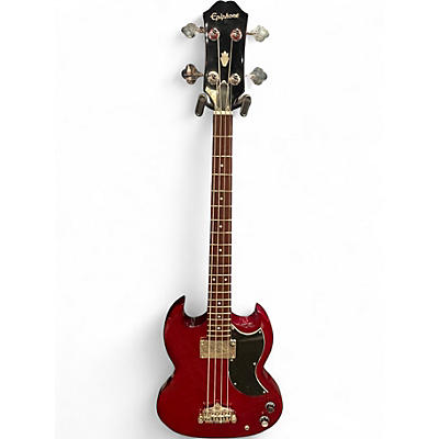 Used Epiphone EB3 Cherry Electric Bass Guitar
