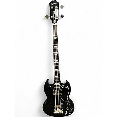 Used Epiphone EB3 Ebony Electric Bass Guitar