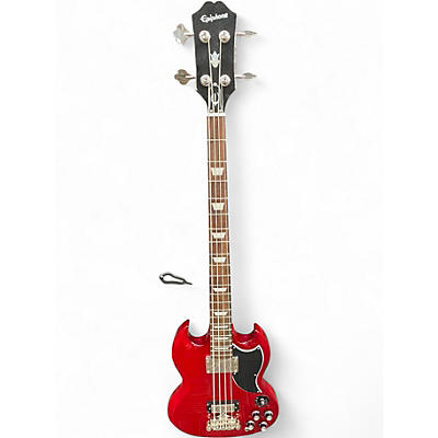 Used Epiphone EB3 Red Electric Bass Guitar