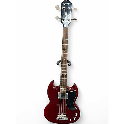Used Epiphone EBO CHERRY Electric Bass Guitar