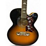 Used Epiphone EJ-200SCE Vintage Sunburst Acoustic Electric Guitar Vintage Sunburst