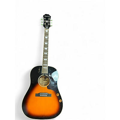 Used Epiphone EJ160E John Lennon Signature 2 Color Sunburst Acoustic Electric Guitar