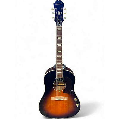 Used Epiphone EJ160E John Lennon Signature 3 Color Sunburst Acoustic Electric Guitar