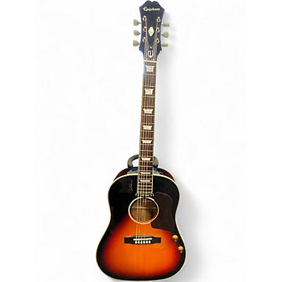 Used Epiphone EJ160E John Lennon Signature 3 Color Sunburst Acoustic Electric Guitar