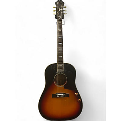 Epiphone Used Epiphone EJ160E John Lennon Signature 3 Tone Sunburst Acoustic Electric Guitar