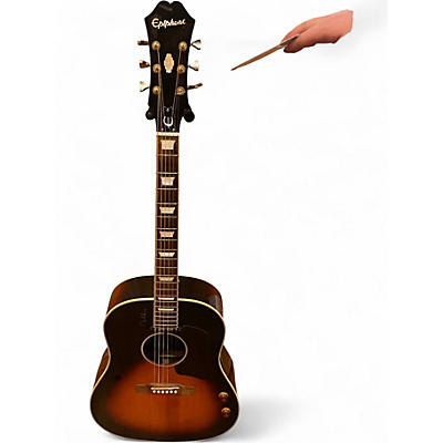 Used Epiphone EJ160E John Lennon Signature Sunburst Acoustic Electric Guitar