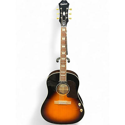 Used Epiphone EJ160E Tobacco Burst Acoustic Electric Guitar