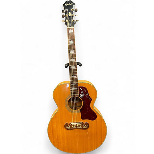 Used Epiphone EJ200 Natural Acoustic Guitar Natural