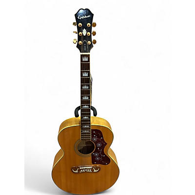 Used Epiphone EJ200 Natural Acoustic Guitar
