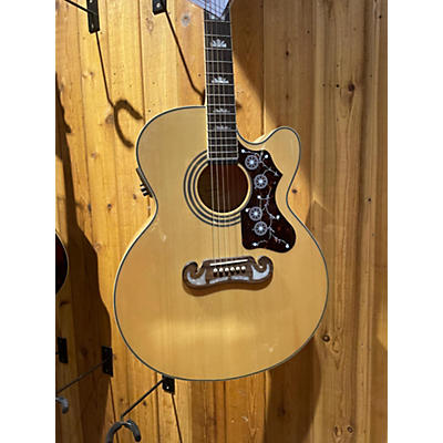 Epiphone Used Epiphone EJ200CE Natural Acoustic Electric Guitar