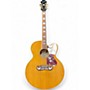 Used Epiphone EJ200SCE Natural Acoustic Electric Guitar Natural