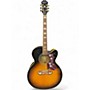 Used Epiphone EJ200SCE Vintage Sunburst Acoustic Electric Guitar Vintage Sunburst