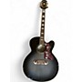 Used Epiphone EJ2OOSCE Black Acoustic Electric Guitar Black