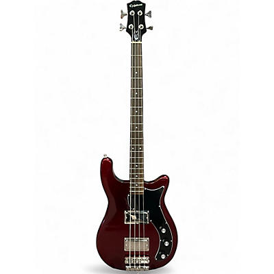 Used Epiphone EMBASSY Red Electric Bass Guitar